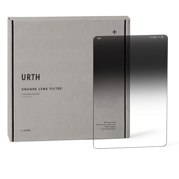 Urth 100 x 150mm Grauverlaufsfilter Soft ND8 (3 Stop) GND Filter (Plus+), ND8