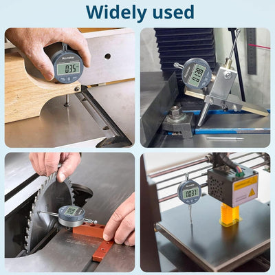 ALLmeter 0.01/0.0005'' Digital Messuhr 0-25.4 mm/1" mit Toleranzfunktion Zoll/metrische Umrechnung D