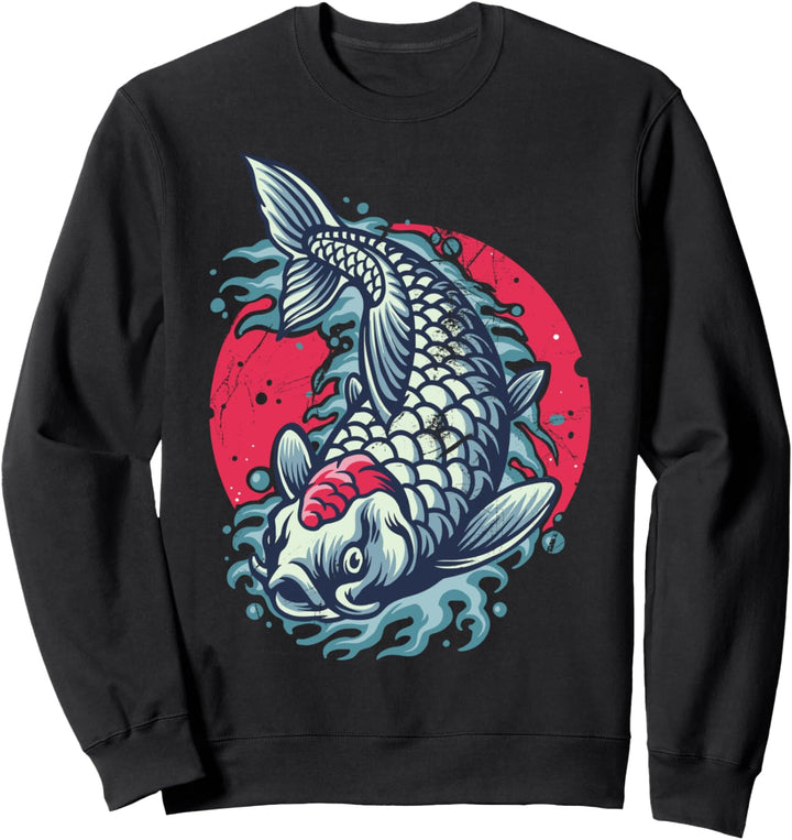 Koi Nishikigoi Karpfen Japan Zierfisch Japanische Fische Sweatshirt