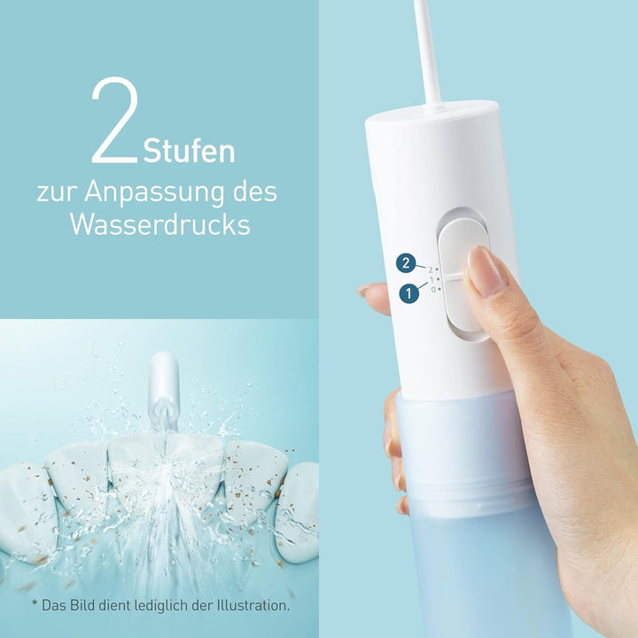 Panasonic EW-DJ11-A503 Munddusche, einfach zu bedienende Munddusche mit 2 Wasserdruckeinstellungen,