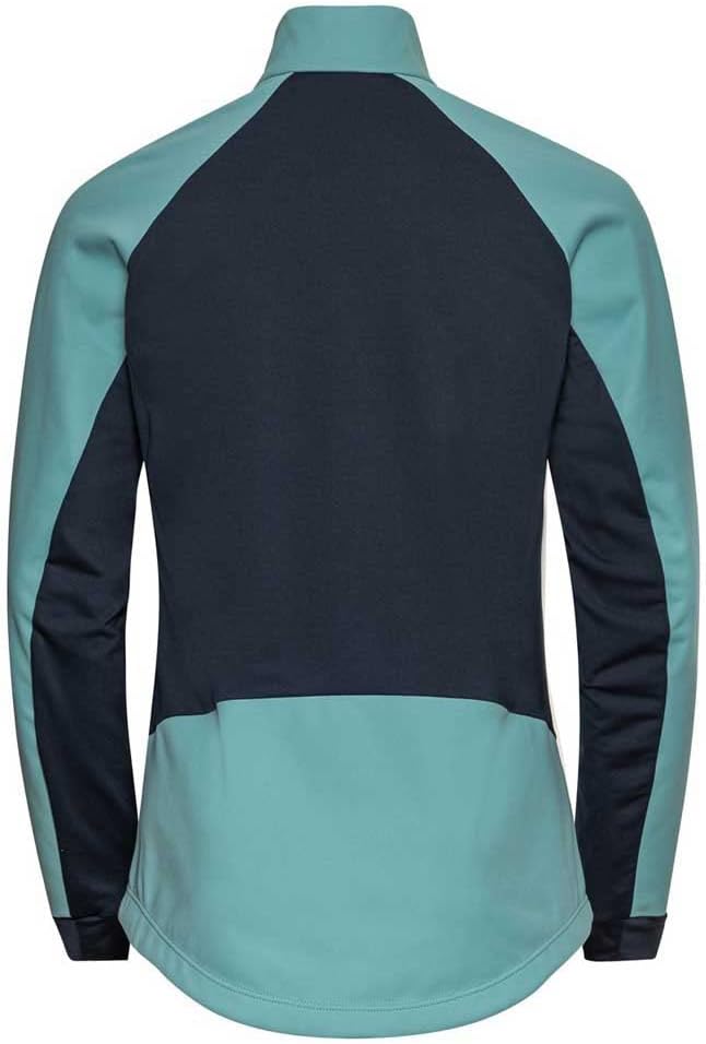 Odlo Damen Langlauf Jacke Brensholmen Langlauf Jacke XS reef waters - dark sapphire, XS reef waters