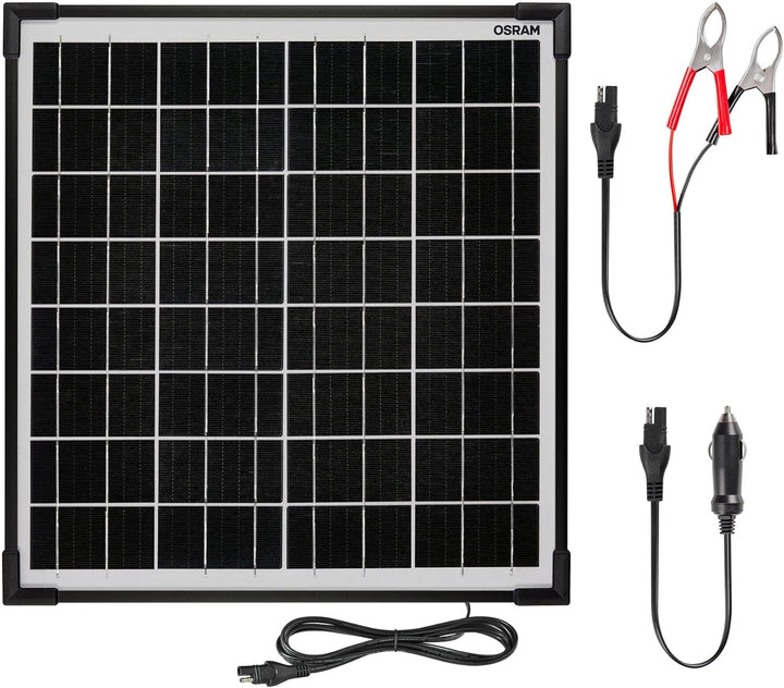 OSRAM BATTERYcharge SOLAR 20W, Solar-Batteriewartungsgerät, 12V Batterieladung, 20W