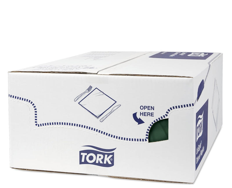 Tork 478847 Linstyle Premium Dinnerservietten Piniengrün / Servietten stoffähnlich und saugfähig / 1