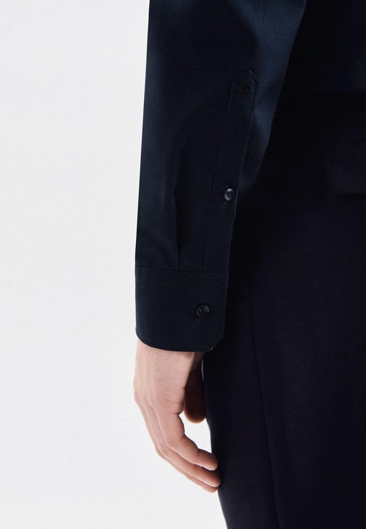 Seidensticker Herren Business-Hemd - Regular Fit - Bügelfrei- Kent-Kragen - Langarm - 100% Baumwolle