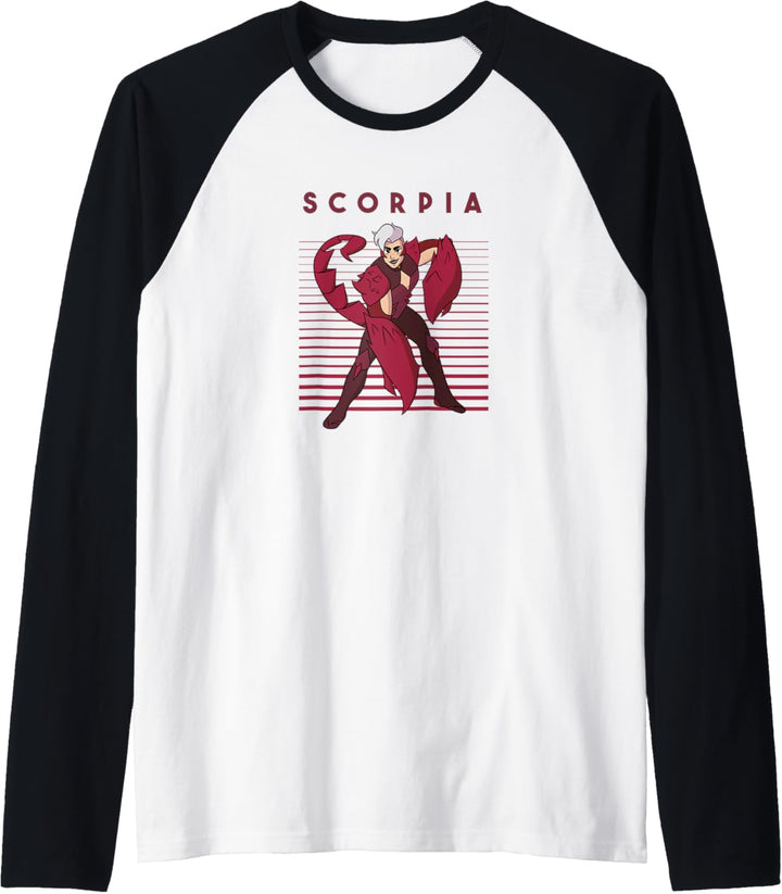 She-Ra Streifen Scorpia Raglan