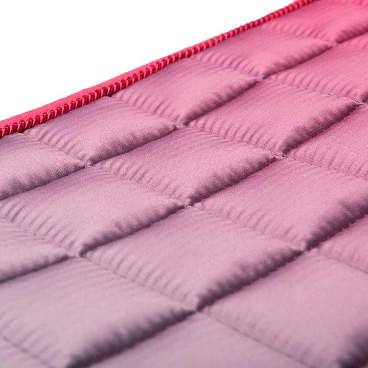 LeMieux Prosport Suede Dressage Square Dressurschabracke L Wassermelonen-Spektrum, quadratisch, L Wa