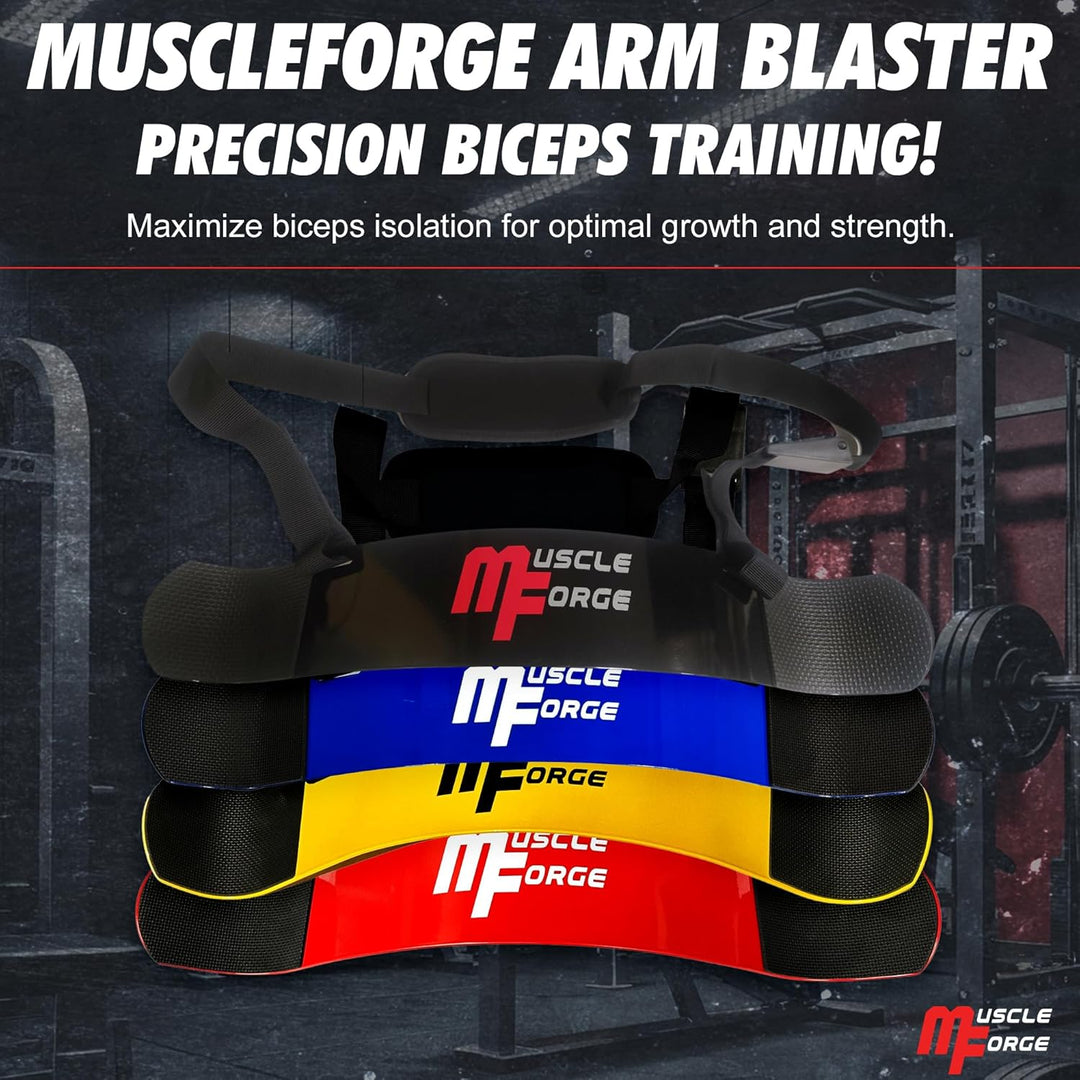 MuscleForge® Bizeps-Trainer Arm Blaster, Bizeps Isolator für eine optimale Isolierung der Bizeps und