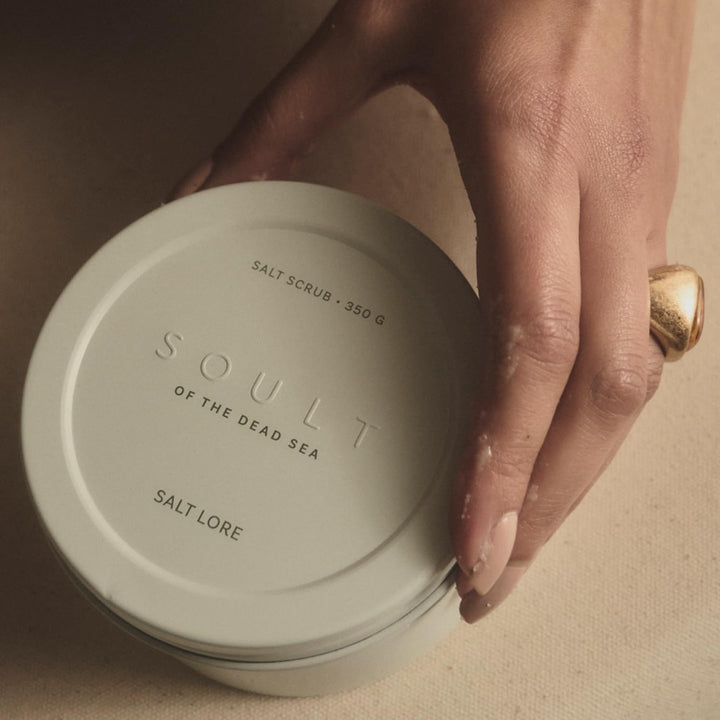 SOULT Salt Lore Körperpeeling I Salz aus dem Toten Meer I natürliche Öle und Shea butter I erfrische