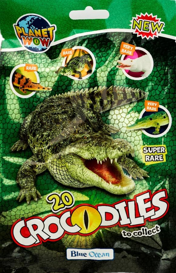 Generisch Blue Ocean Planet Wow/Crocodiles Krokodile / 3X Sammeltüten