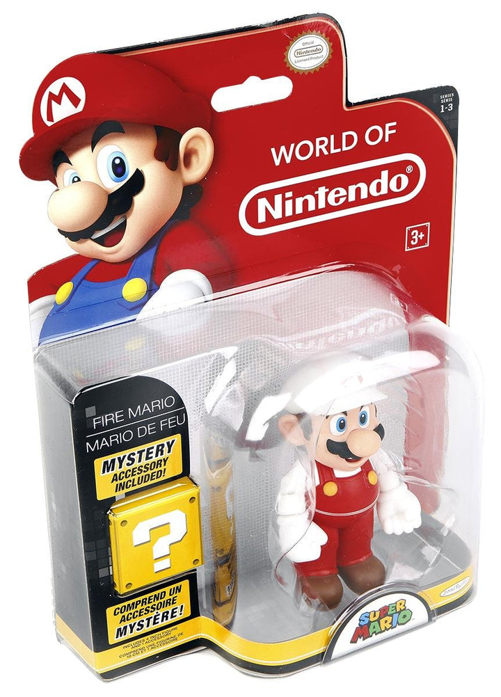 Nintendo Figur (10cm) W3 - Mario mit Fire Flower