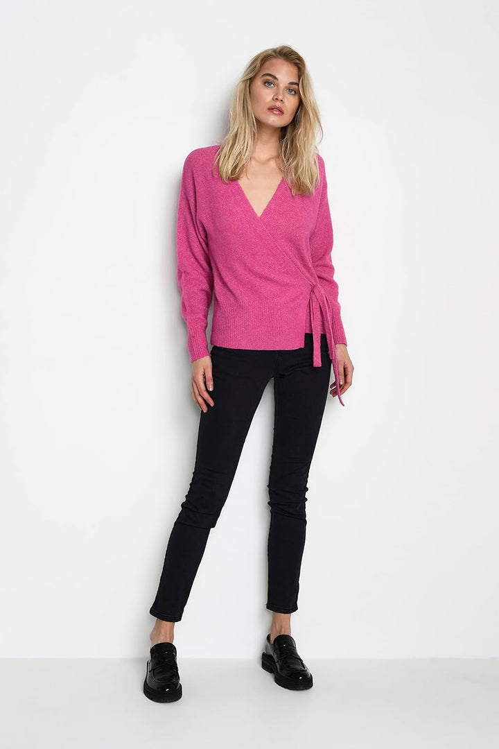 KAFFE Strickjacke KAwendy S Raspberry Rose Melange, S Raspberry Rose Melange