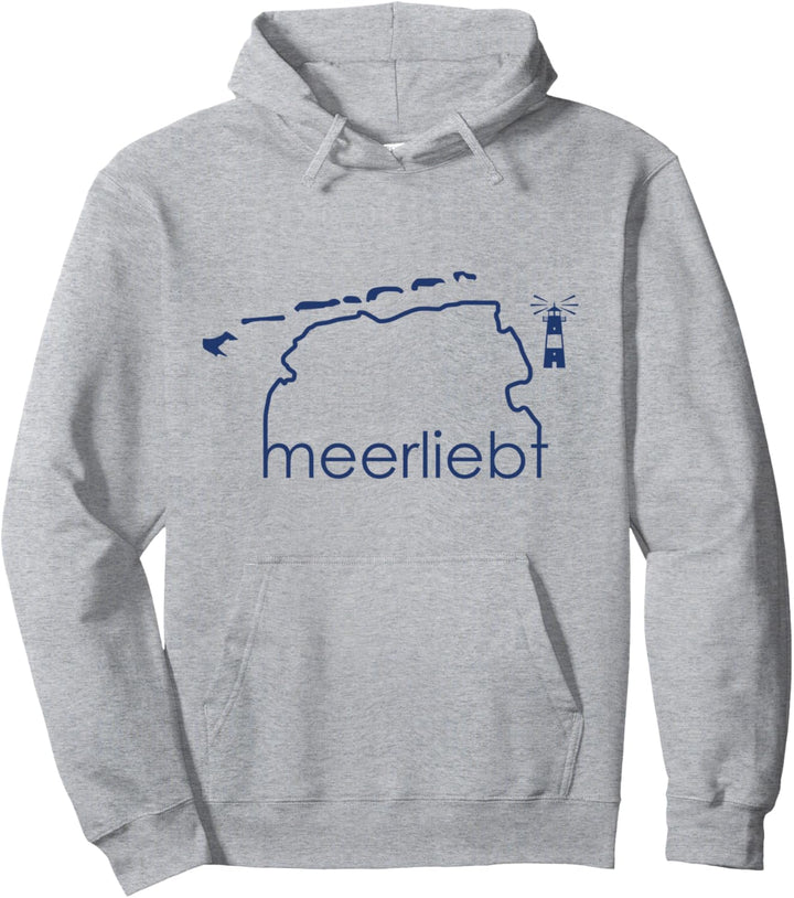 Meerliebt Ostfriesland Ostriesische Inseln Pullover Hoodie