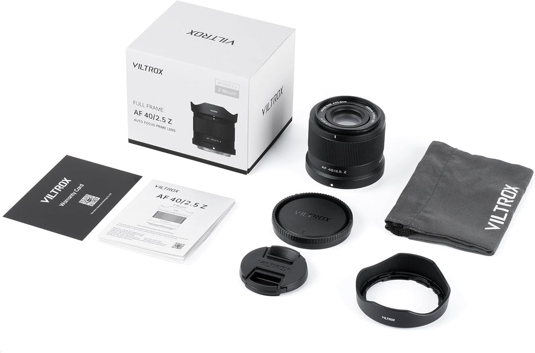 VILTROX 40mm F2.5 Z Mount Objektiv, AF 40mm f/2.5 Z Vollformat Objektiv für Nikon Z Mount Zf Z7II Z6