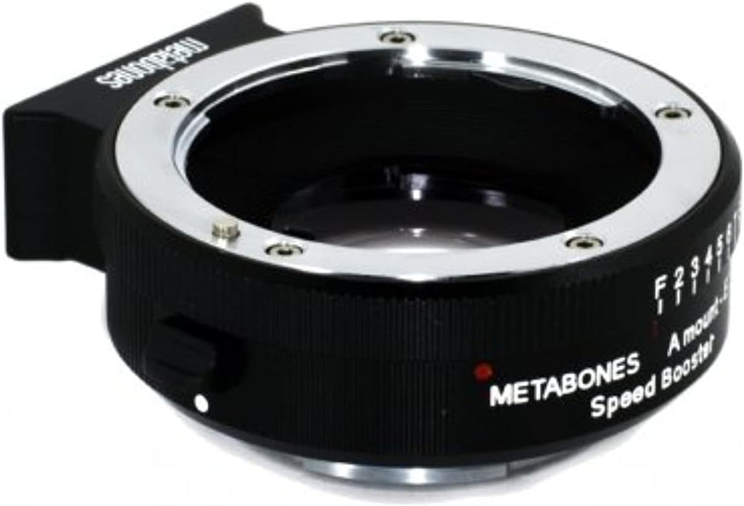Metabones Sony Alpha to E-Mount Speed Booster Ultra 0.71x (Black Matt), MB_SPA-E-BM2, schwarz/Chrom
