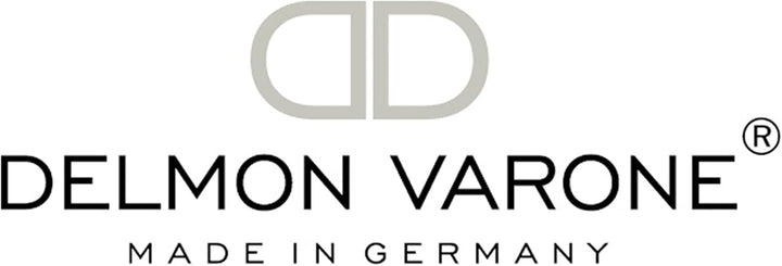 DELMON VARONE - Personalisierbare Schreibmappe DIN A4 aus Cambridge Top Grain Leder braun, Organizer