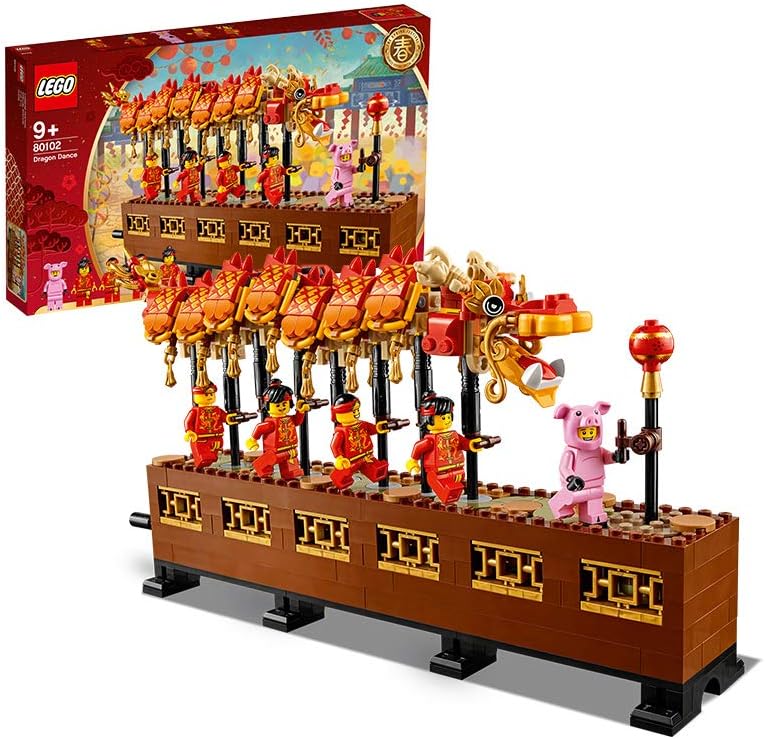 LEGO Drachentanz - Spiele den Drachentanz Steinen nach – für Spielspass und als Ausstellungsstück.