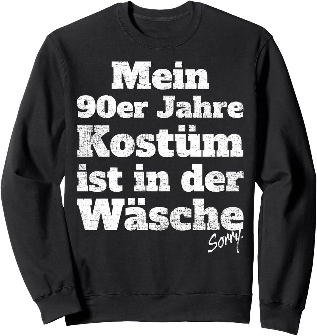 90er Jahre Kostüm Ist In Der Wäsche Retro Outfit Neunziger Sweatshirt