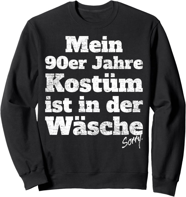90er Jahre Kostüm Ist In Der Wäsche Retro Outfit Neunziger Sweatshirt