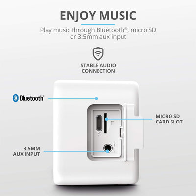 Trust Mobile Bluetooth Lautsprecher Zowy Max, Tragbare Musikbox, Kabellose Box, Speaker, IPX7 Wasser