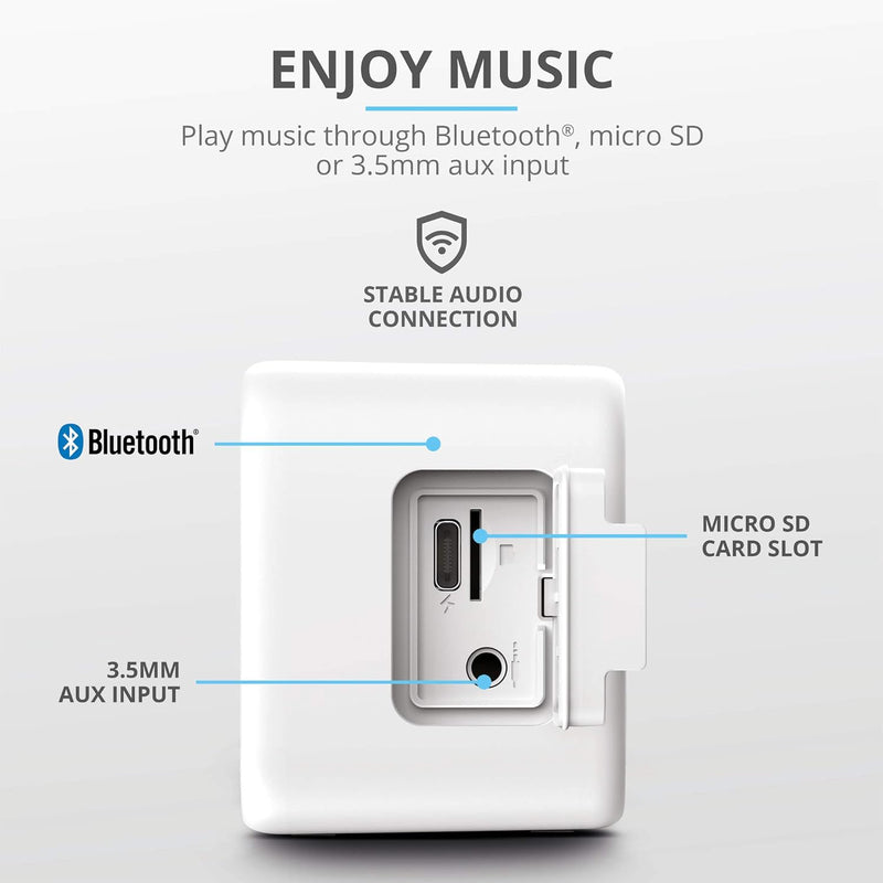 Trust Mobile Bluetooth Lautsprecher Zowy Max, Tragbare Musikbox, Kabellose Box, Speaker, IPX7 Wasser