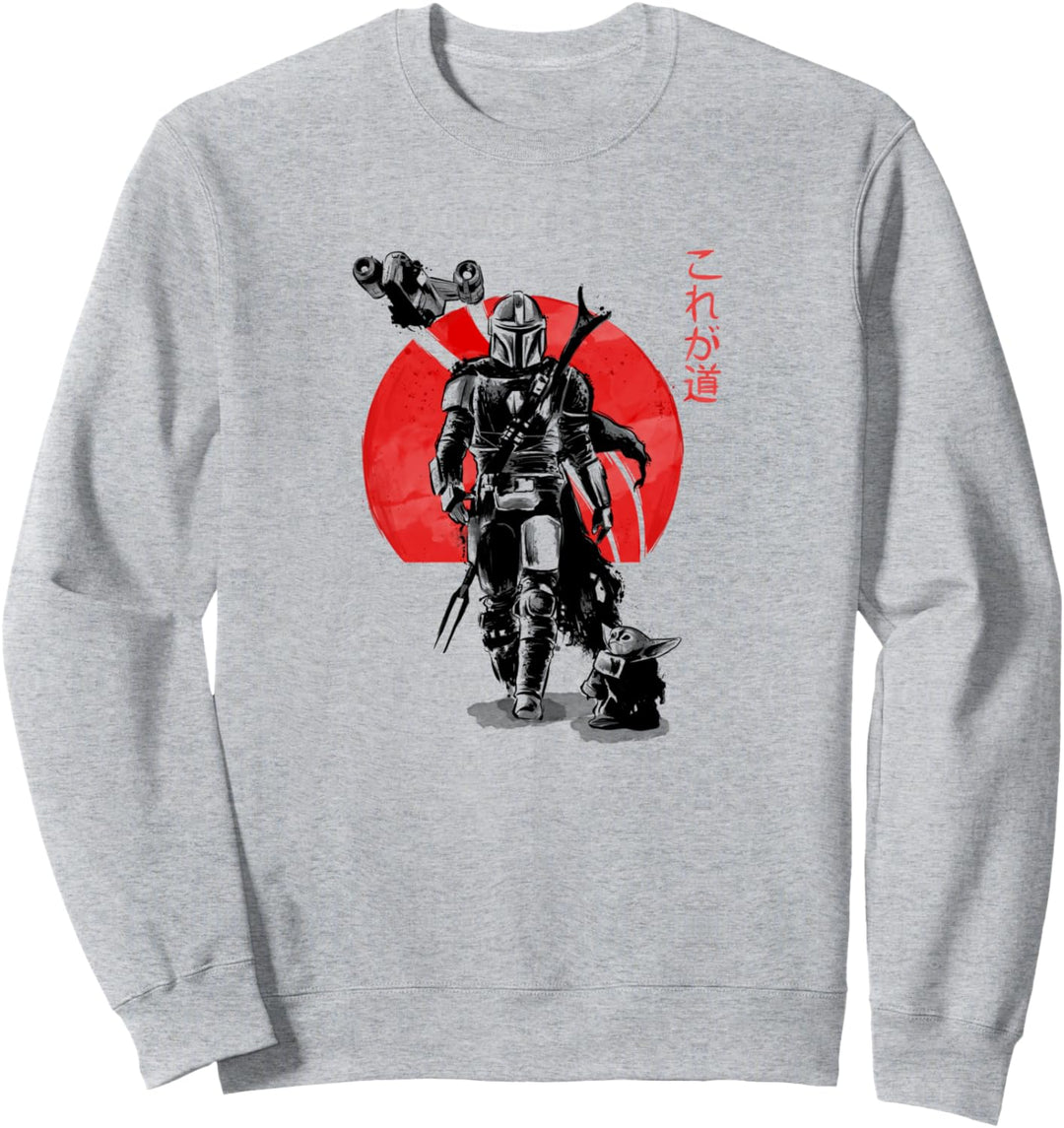 Star Wars The Mandalorian The Child Red Sun Ink Portrait Sweatshirt