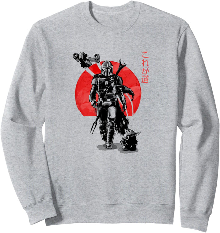 Star Wars The Mandalorian The Child Red Sun Ink Portrait Sweatshirt