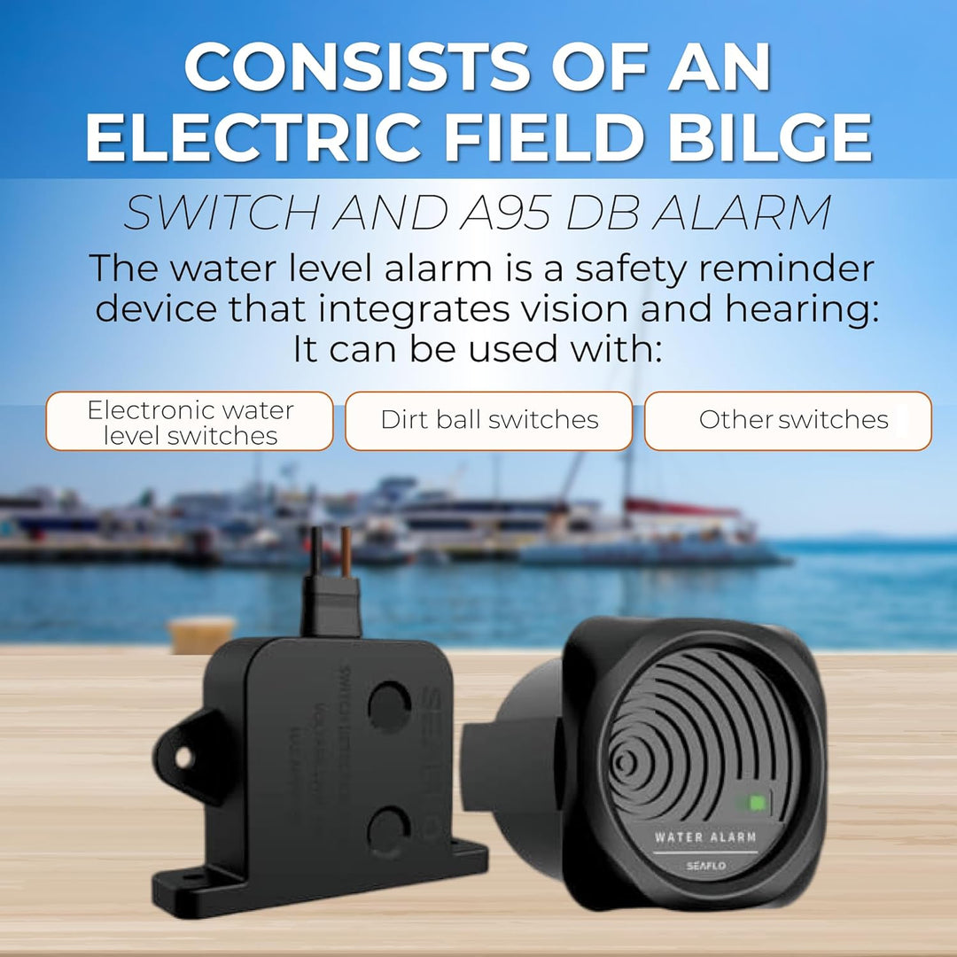 LIGHTEU SEAFLO 12V hohe Wasserstand Bilge Alarmanlage