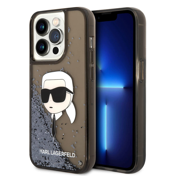 KARL LAGERFELD KLHCP14XLNKHCH Hülle für iPhone 14 Pro Max 6,7" Silber hardcase G