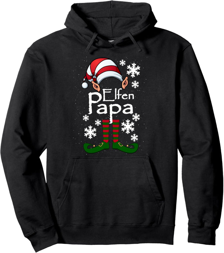 Elfen Papa - Vater Elfe Weihnachten Ugly Christmas Pullover Hoodie