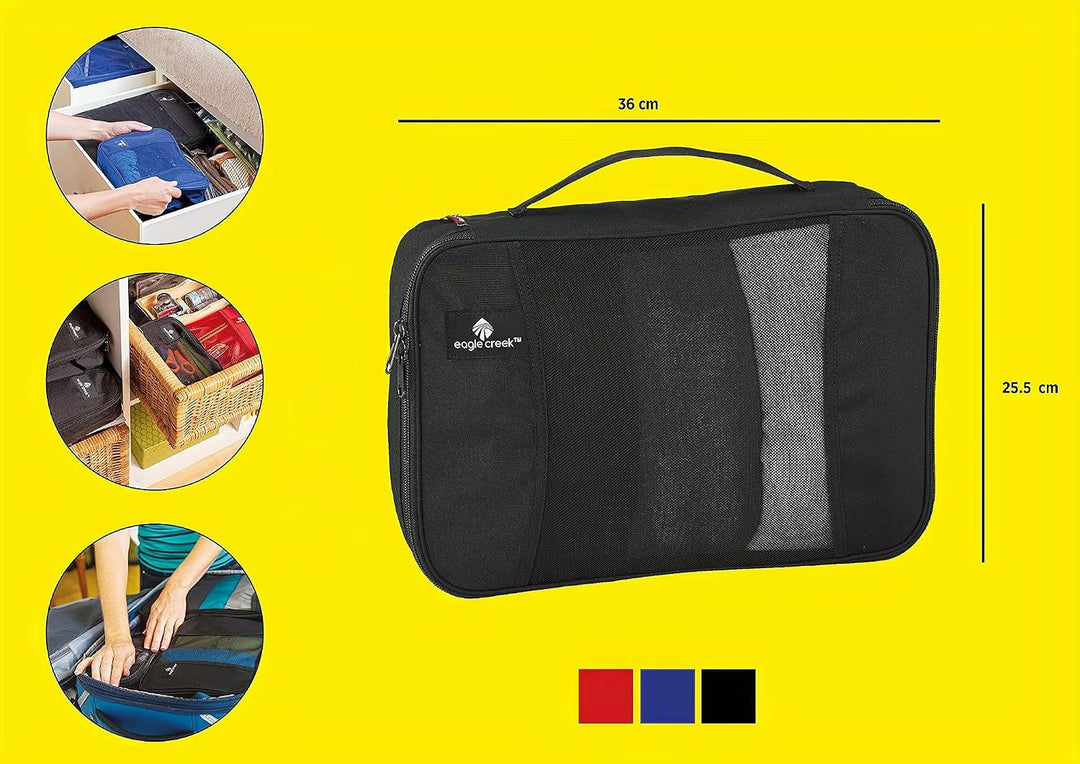 Eagle Creek Pack-It Original Cube Medium I Organisation für die Reise und für Zuhause I Koffer- und