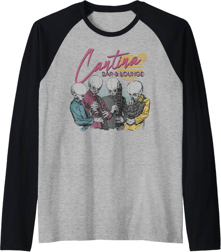 Star Wars Cantina Miami Text Raglan