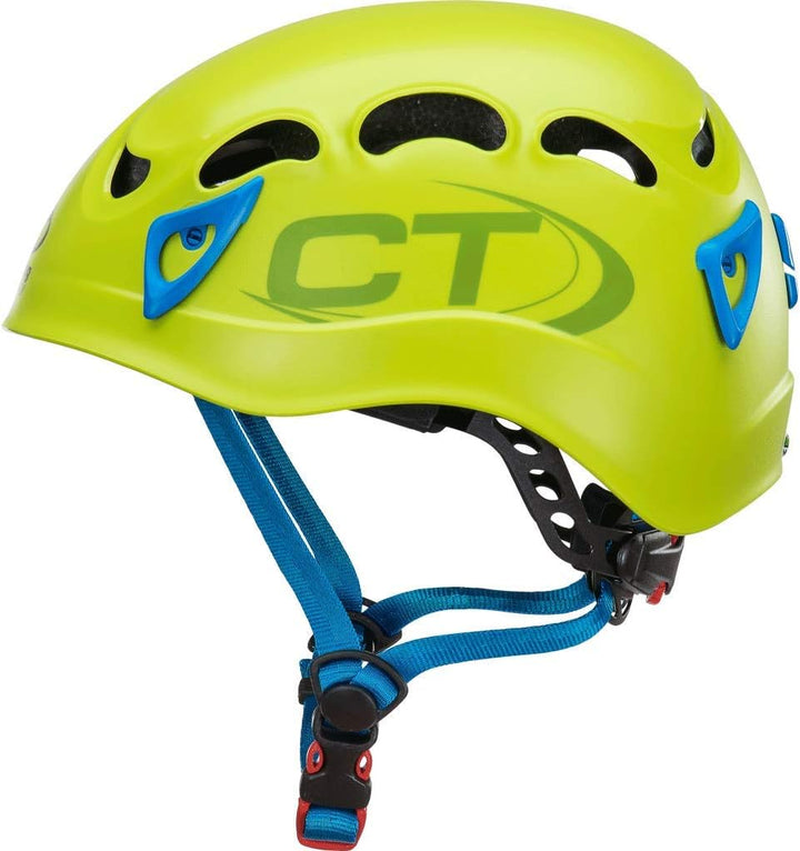 Climbing Technology Galaxy Helm Unisex Erwachsene, Unisex Regolabile da 50-61 Cm Verde/Azzurro, Rego