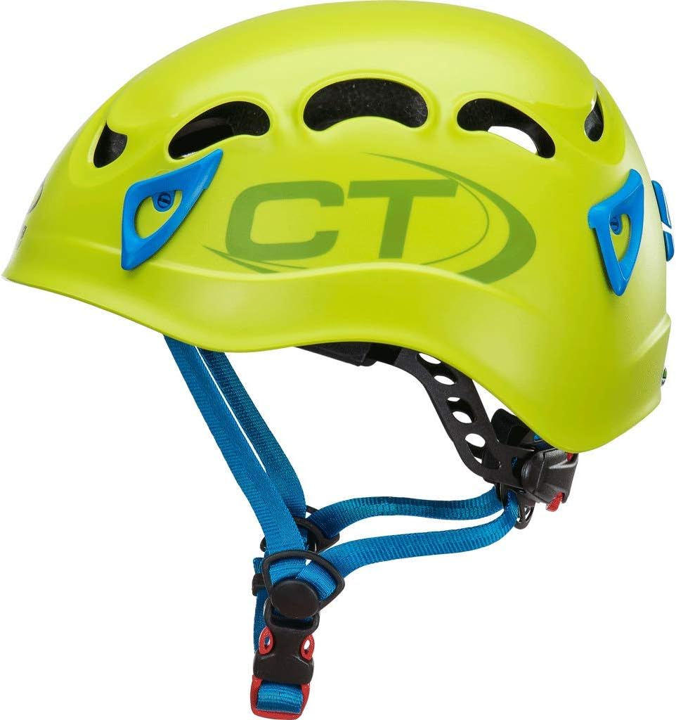 Climbing Technology Galaxy Helm Unisex Erwachsene, Unisex Regolabile da 50-61 Cm Verde/Azzurro, Rego