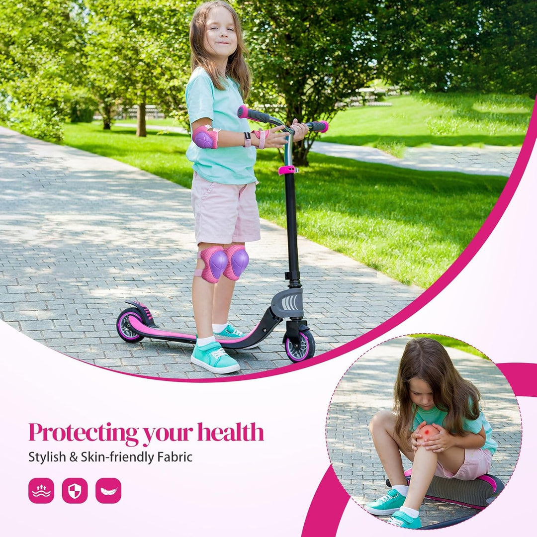 Knieschoner Kinder Schoner Inliner Protektoren: [6er Set] Schützer Inline Skates Kinder Knieschützer