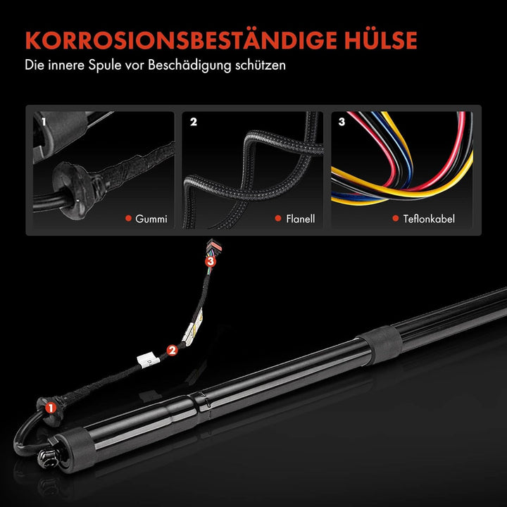 Frankberg 1x Elektrische Gasfeder Gasdruckfeder Heckklappe Links Kompatibel mit Grand C-Max DXA/CB7