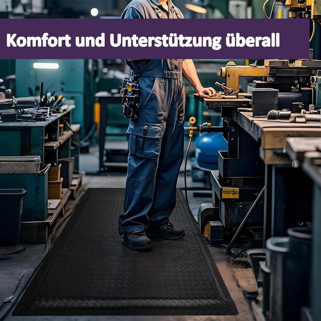 bimiti Anti Ermüdungsmatte für Steharbeitsplätze, Ergonomische Arbeitsplatzmatte für gesundes, 60 x