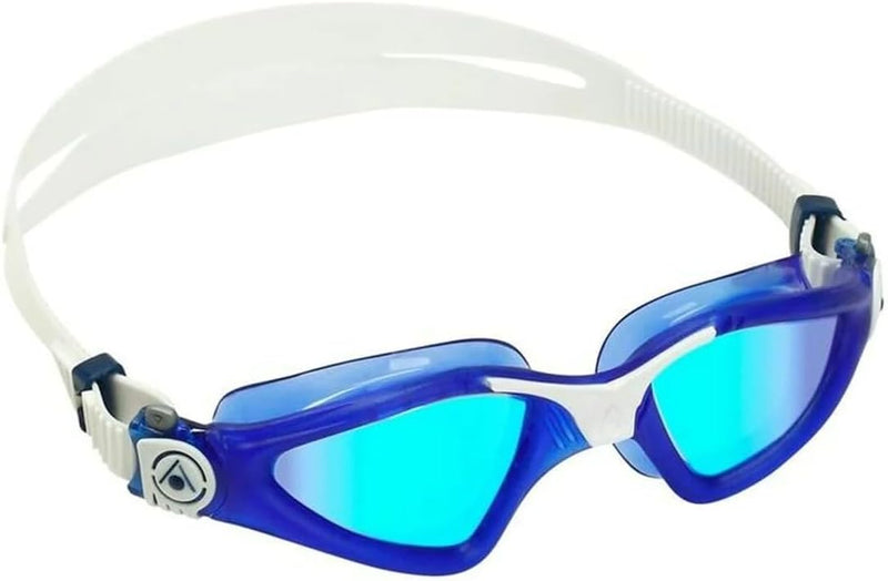 Aquasphere KAYENNE dunkelblau weiss linse titan mirror blue L, dunkelblau weiss linse titan mirror b