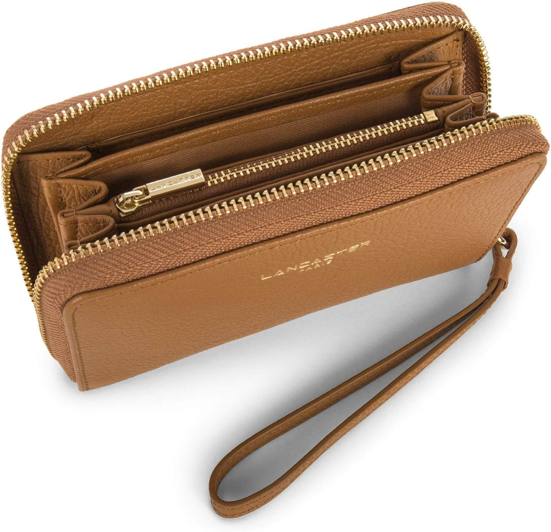 LANCASTER Dune Zip Around Wallet Camel S Camel, S Camel