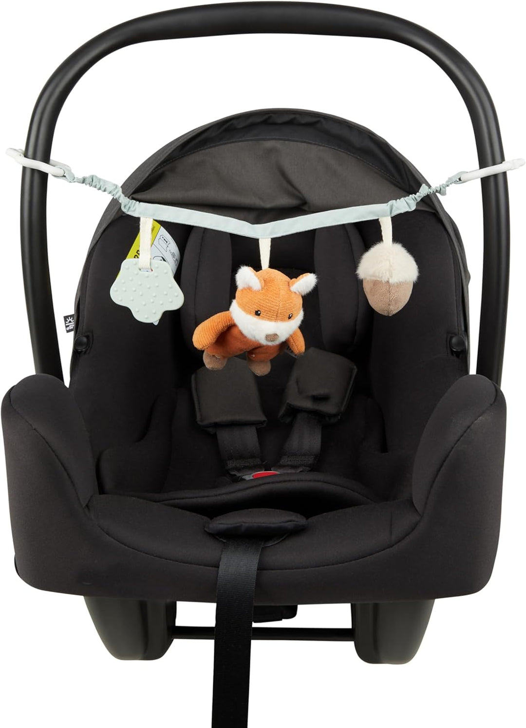Sterntaler Kinderwagenkette Fuchs Filou - Baby Spielzeug mit Rassel & Greifling aus Silikon - Kinder