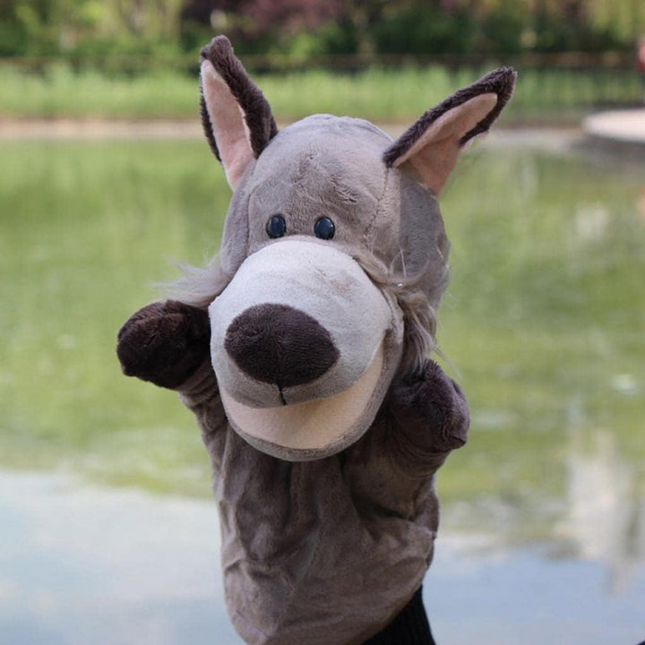 Sharplace 2 Stück Handpuppen Tierhandpuppen für Kinder Plüschtiere Erzählen Geschichte, Unterrichten