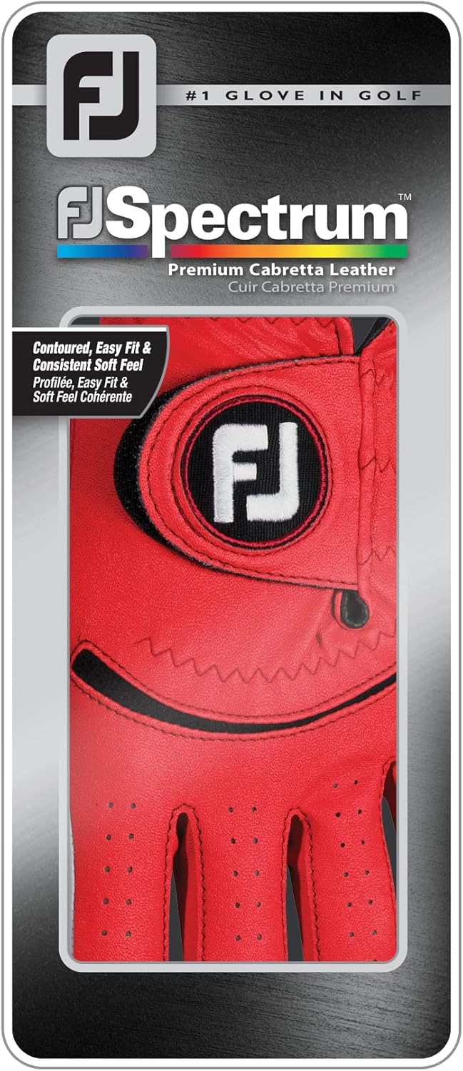 FootJoy Herren Fj Spectrum Golfhandschuh L rot, L rot