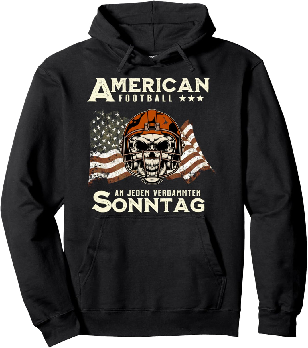 An jedem Verdammten Sonntag v46 Herren American Football Pullover Hoodie