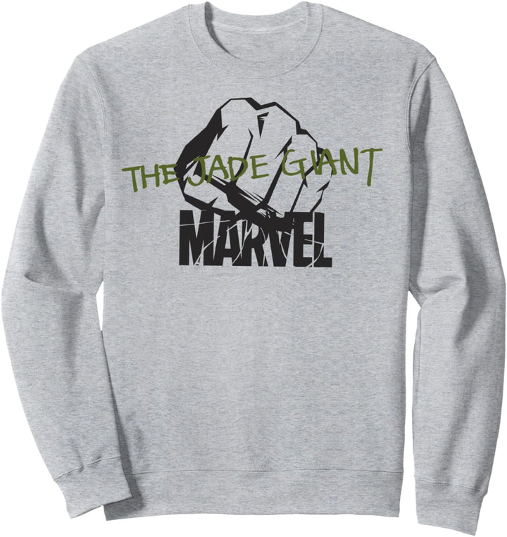 Marvel Avengers Hulk The Jade Giant Logo Sweatshirt