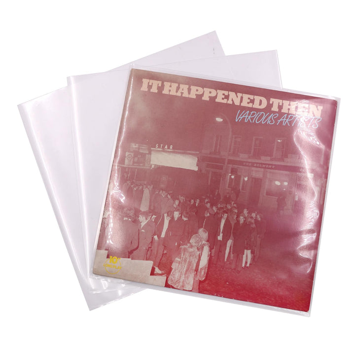 MayRecords LP-Schallplatten-Aussenhüllen, transparent, antistatisch, für LP-Aufbewahrung, 10inch, 50