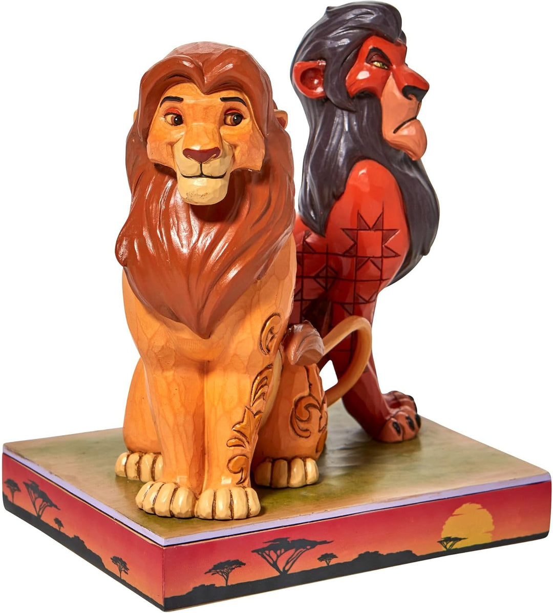 Disney Traditions Simba und Narbenfigur, Höhe 16,5 cm height 16.5cm Mehrfarbig, height 16.5cm Mehrfa