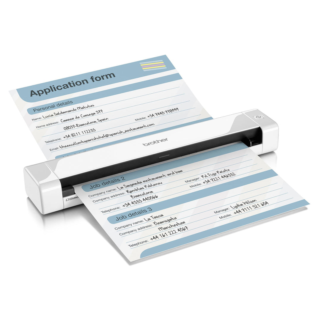Brother DS-620 Mobiler Scanner (600 x 600 dpi) weiss, DS-620