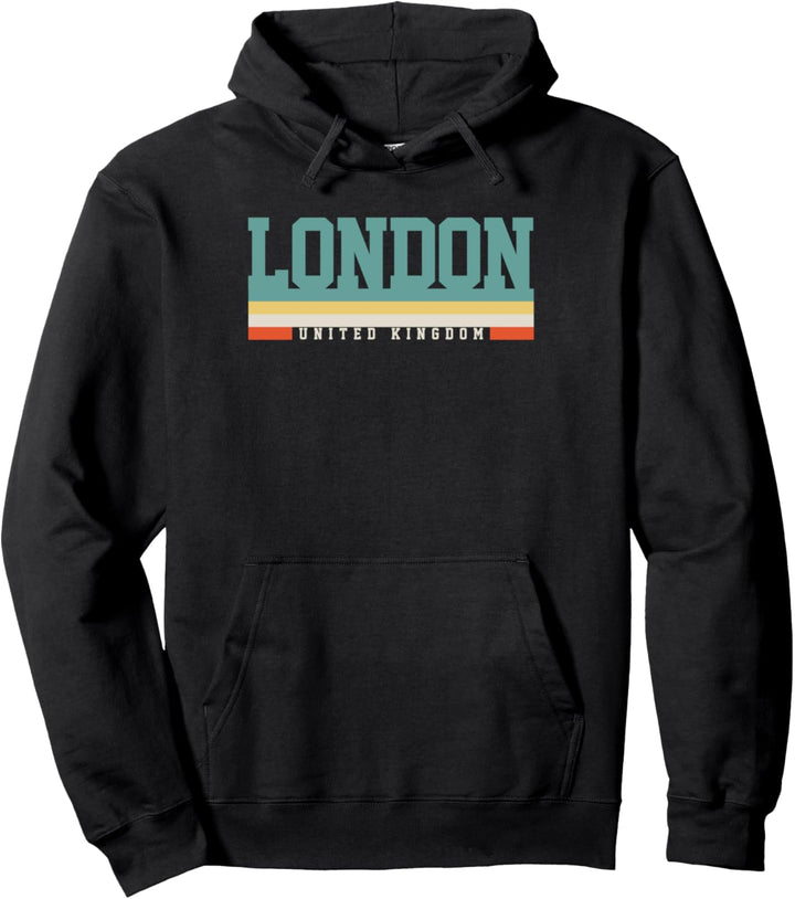 London Vintage Pullover Hoodie