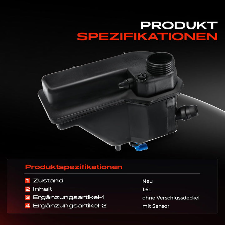 Frankberg Ausgleichsbehälter Kühlmittelbehälter für X5 Z3 E53 E36 1997-2003 17107514964