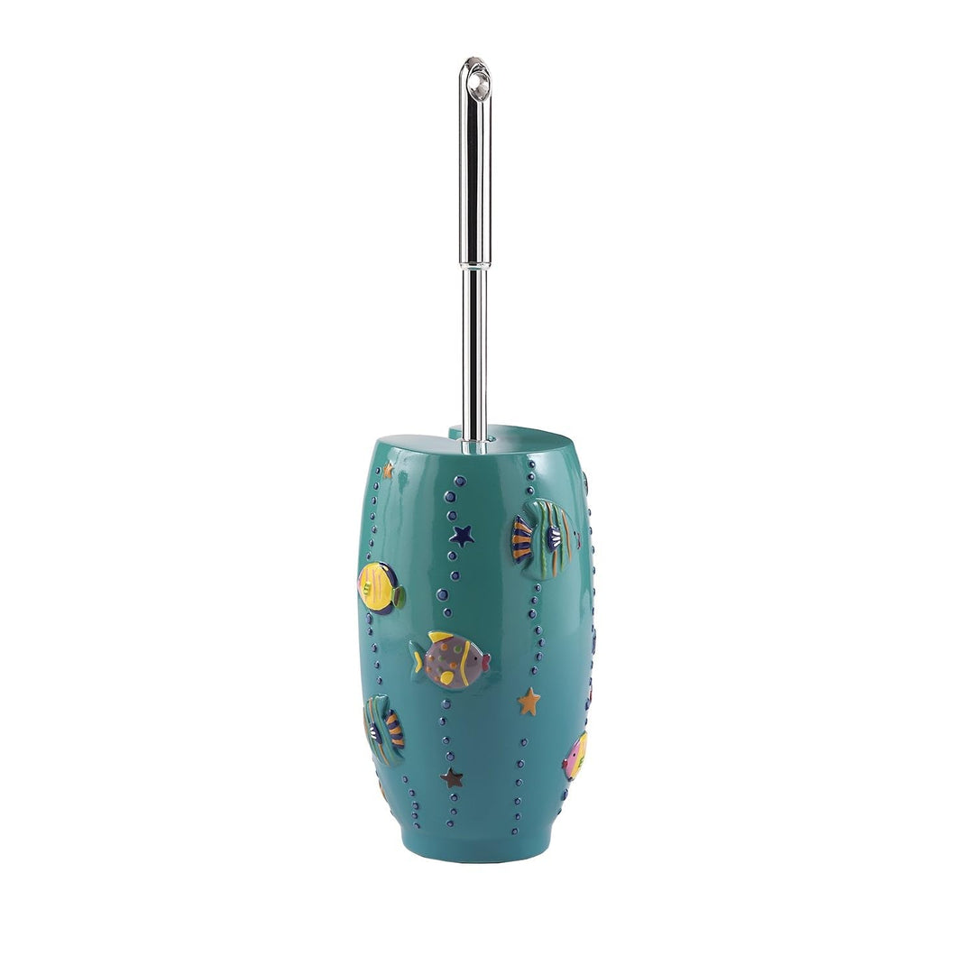 Gedy Dori Toilettenbürstenhalter, Harz, Türkis, 7,7x10,7x37,5