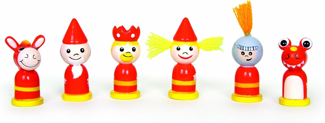 small foot Schach "Ritter" aus Holz, Reisespiel zum Klappen, ab 6 Jahren, 6084